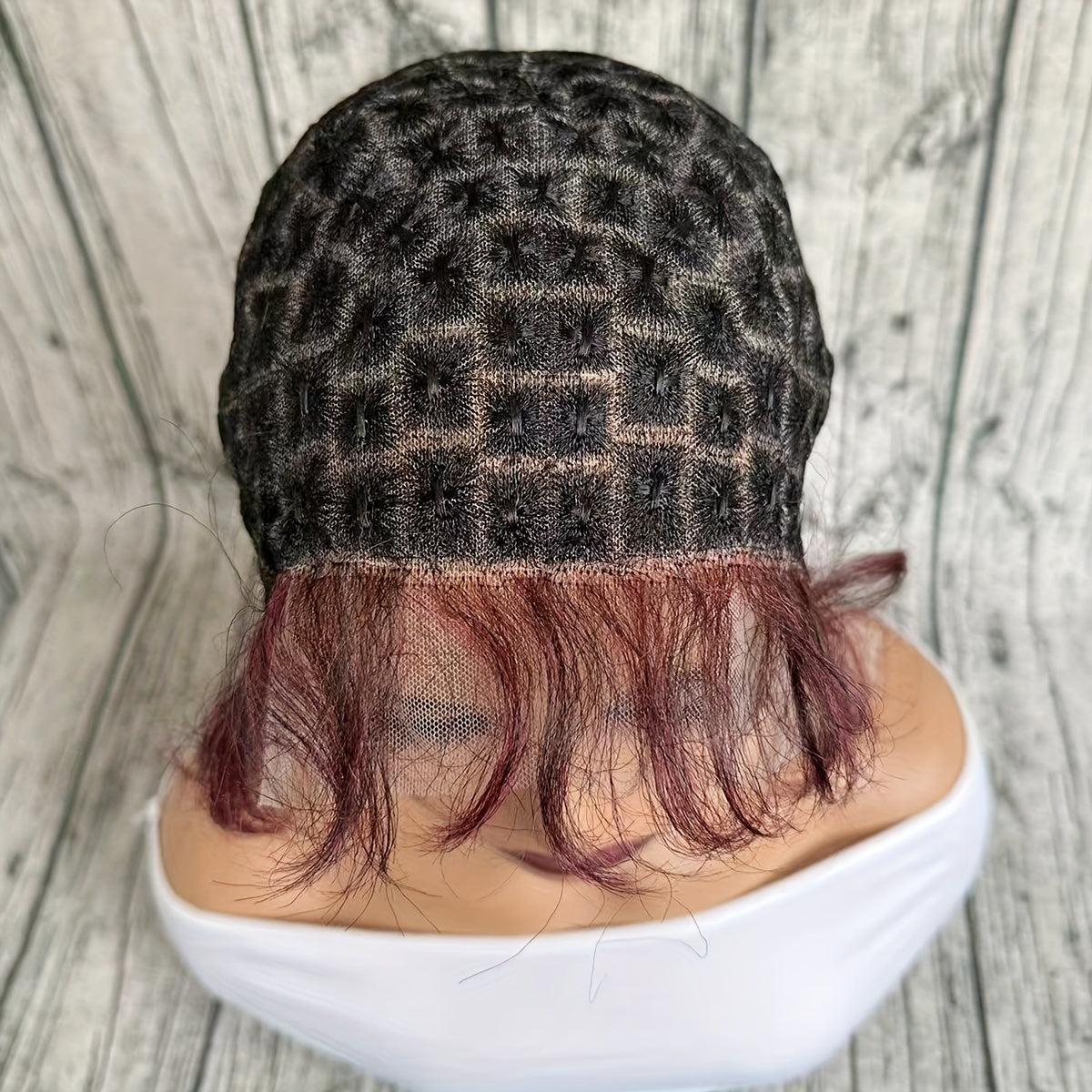 Women's Full Lace Wig Cap for Crochet Braids - 120 Sections Double Lace