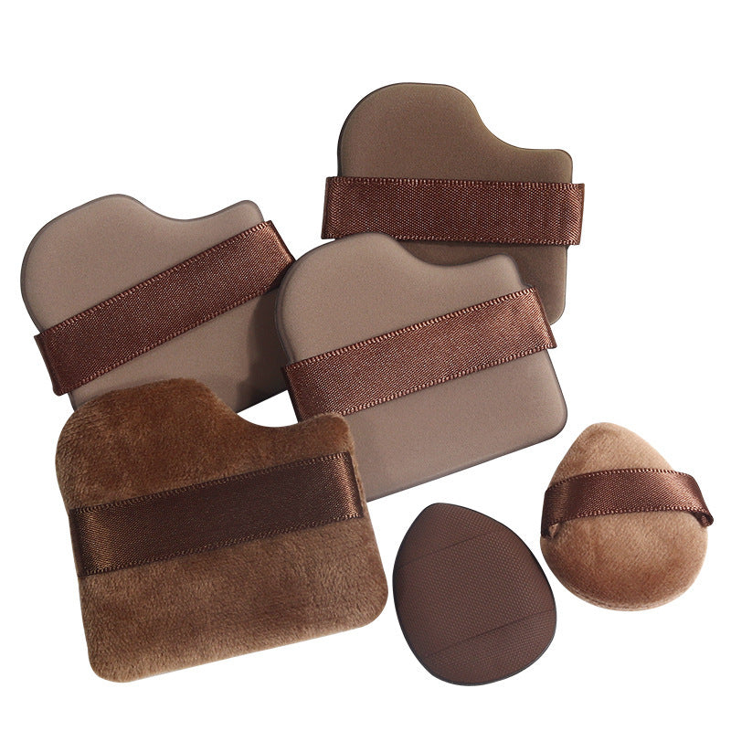 Chocolate Biscuit Style Powder Puff 6 pc