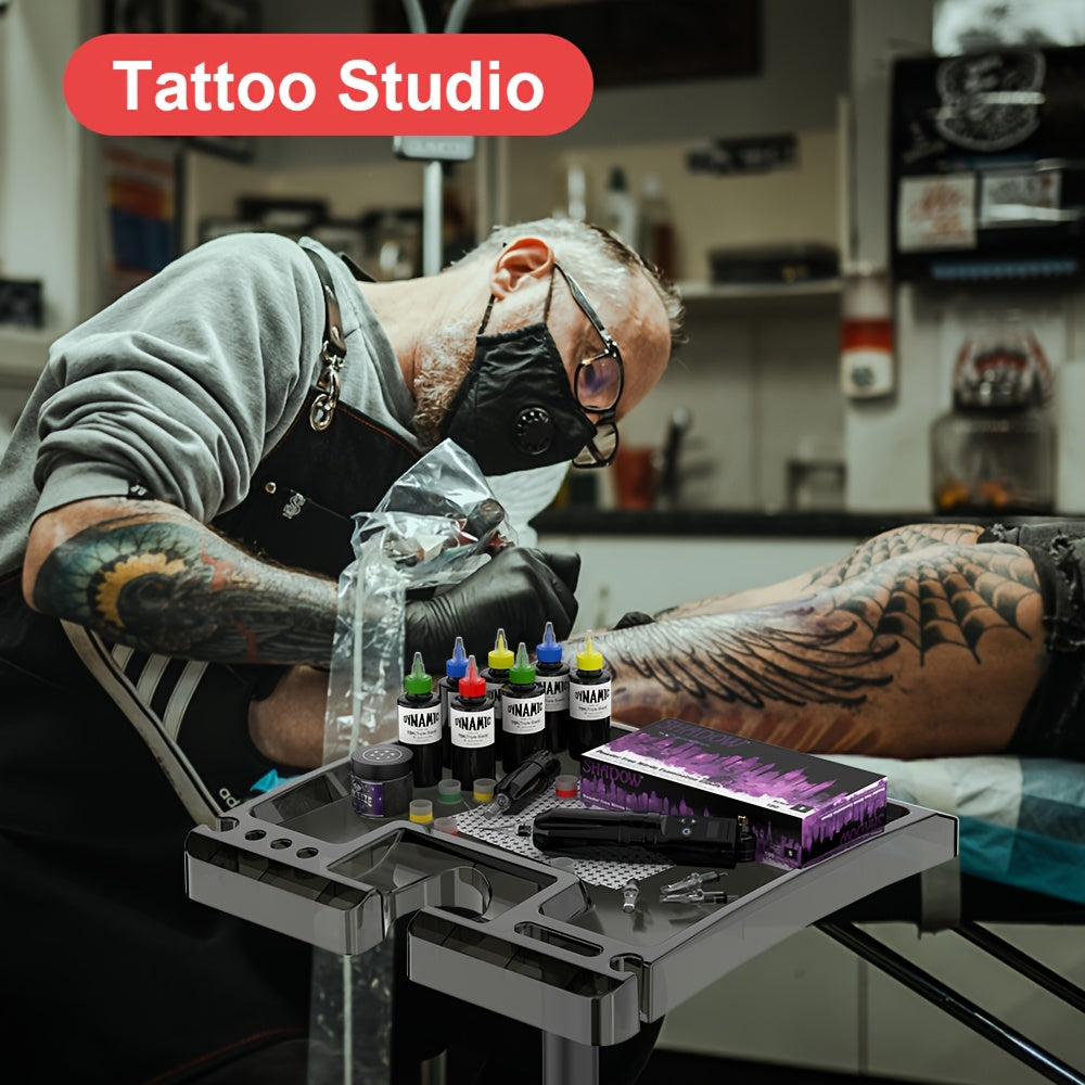 Salon Tray On Wheels Salon Service Rolling Tray Salon Station Tattoo Tray Height Adjustable Rolling Trolley For Salon Spa And Barber Shop