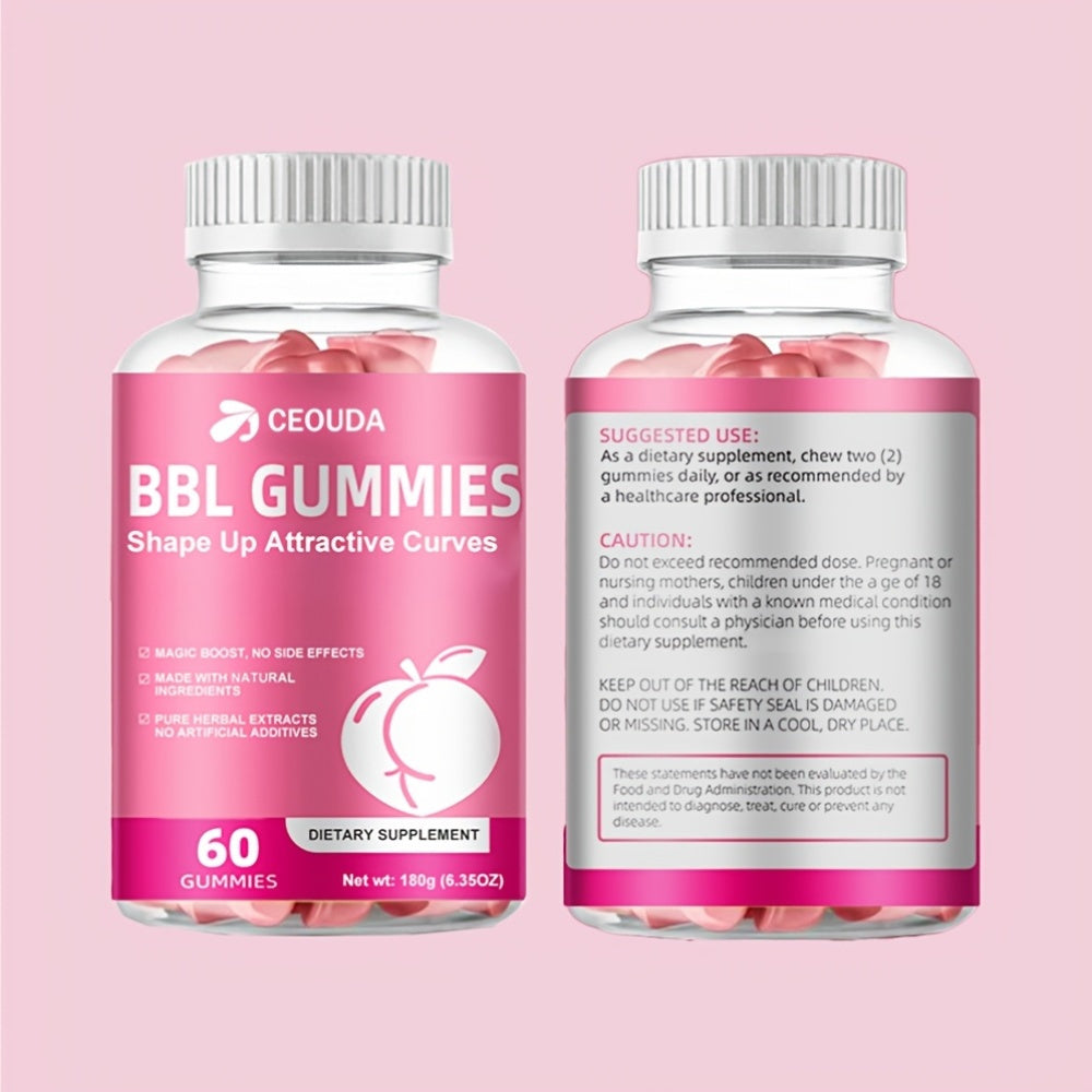 Multi-herbal Extracts Gummies For Women – Saw Palmetto, Yam, Fenugreek, – Delicious Peach Flavor, Convenient To Eat- 60 Gummies (30-Day Supply)