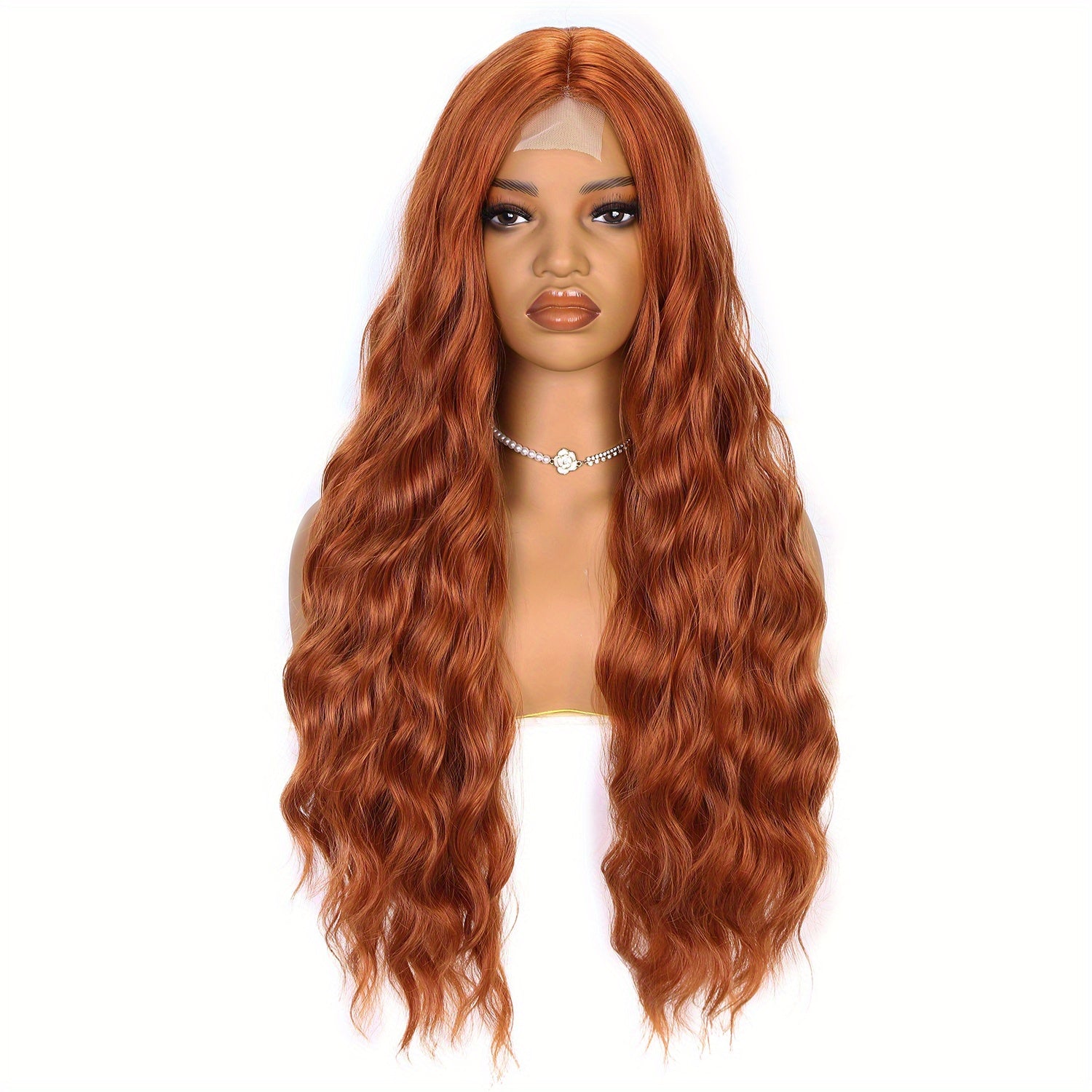 4*1 Lace Front Wig Long Body Wave Lace Wig 30 Inch Synthetic Wig