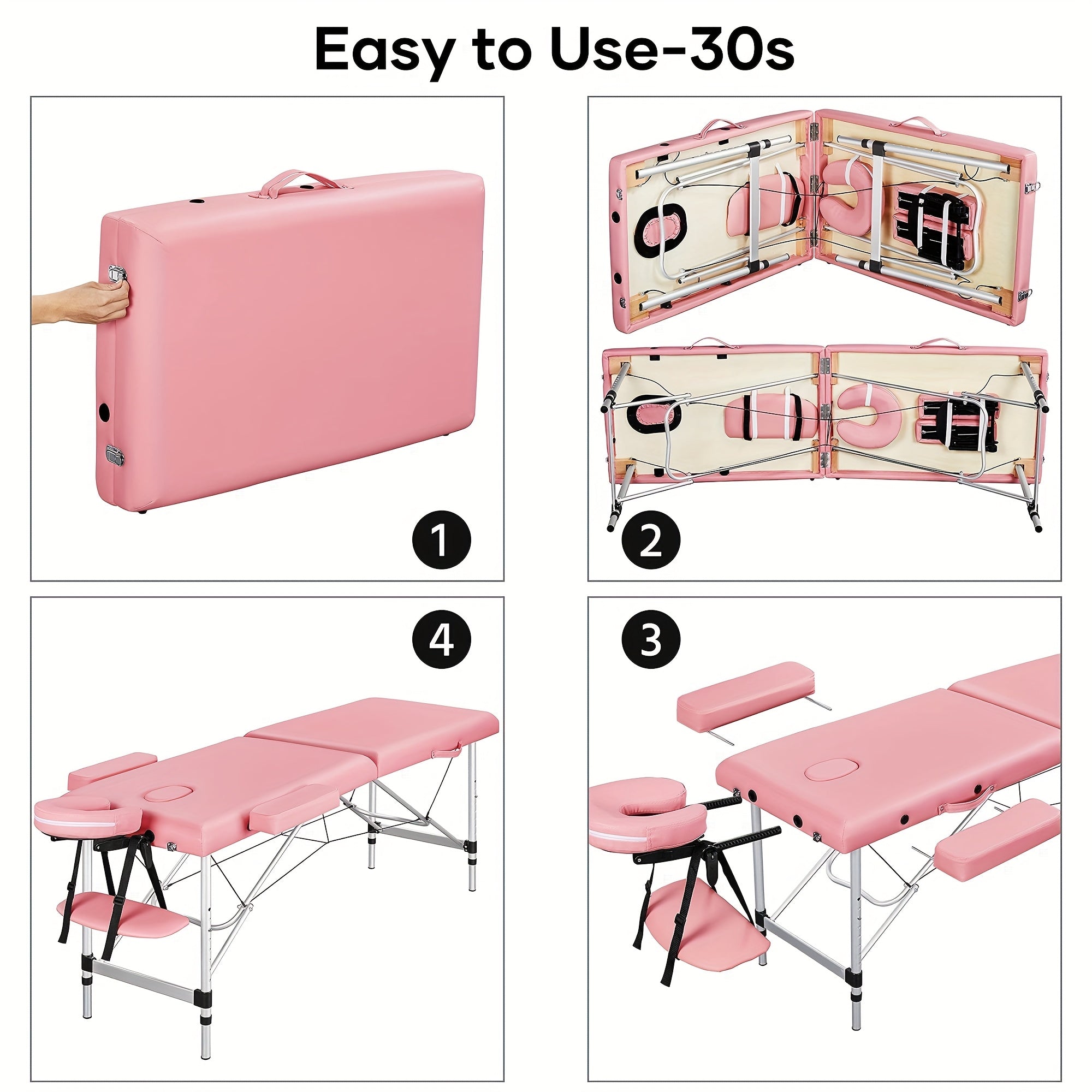 Portable Massage Table Professional Massage and Lash Bed Wide 84in