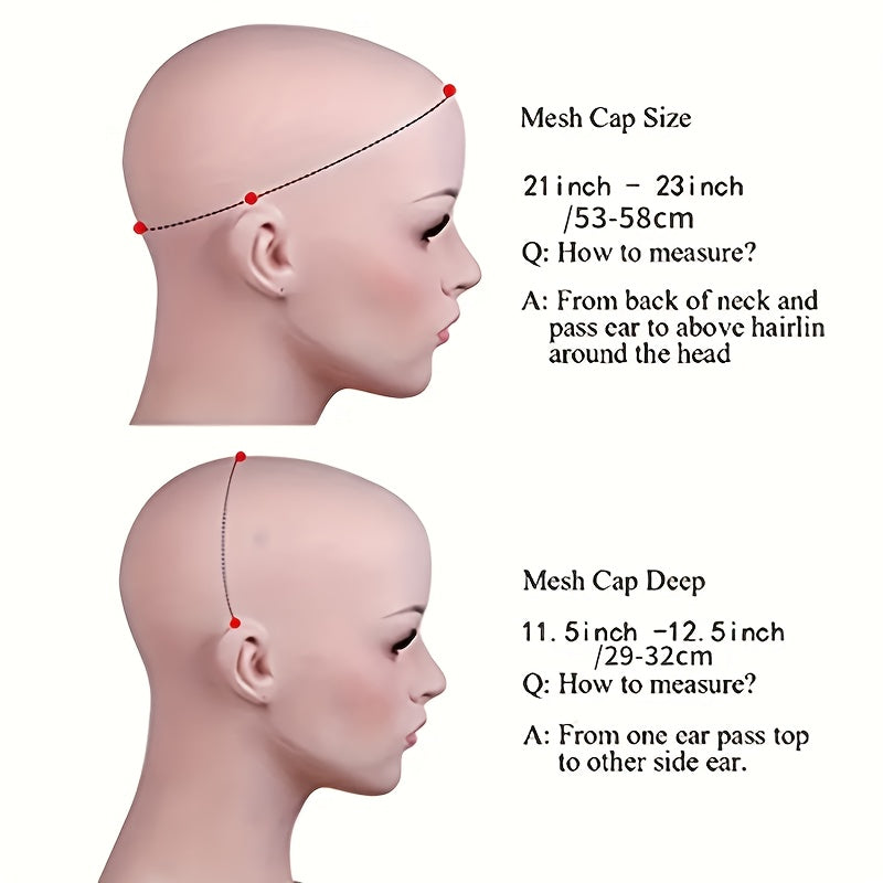 Blonde and Brown Mix  High-Temperature Synthetic  Wig
