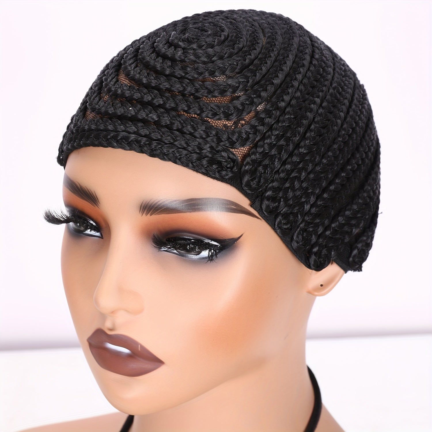 1pc/2pcs 21-23inch Braided Wig Caps