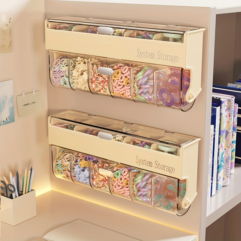 Fashion Cream Yellow Hair Accessory Organizer
