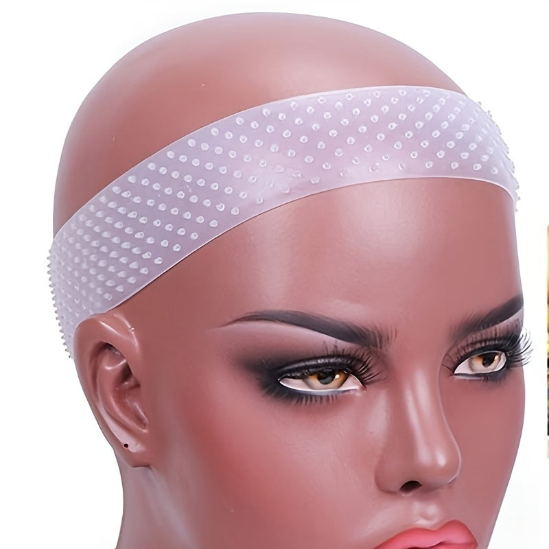 1pc Non-Slip Silicone Wig Grip Band - Securely Hold Your Wig In Place with Transparent Headbands, Wig Grip Band