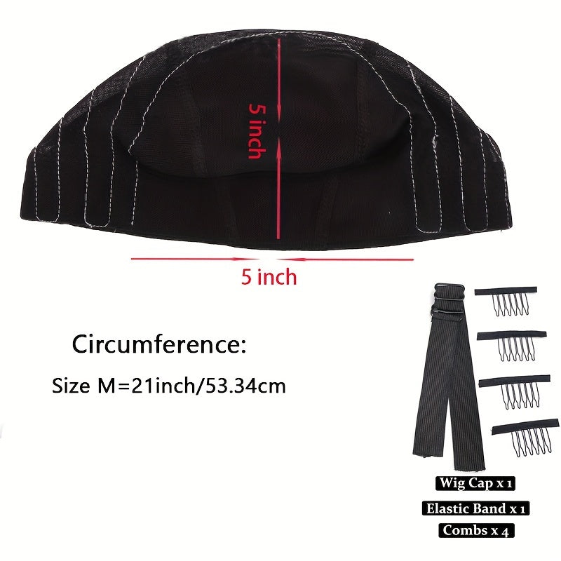 Wig Caps with Guideline Map for Wig Making