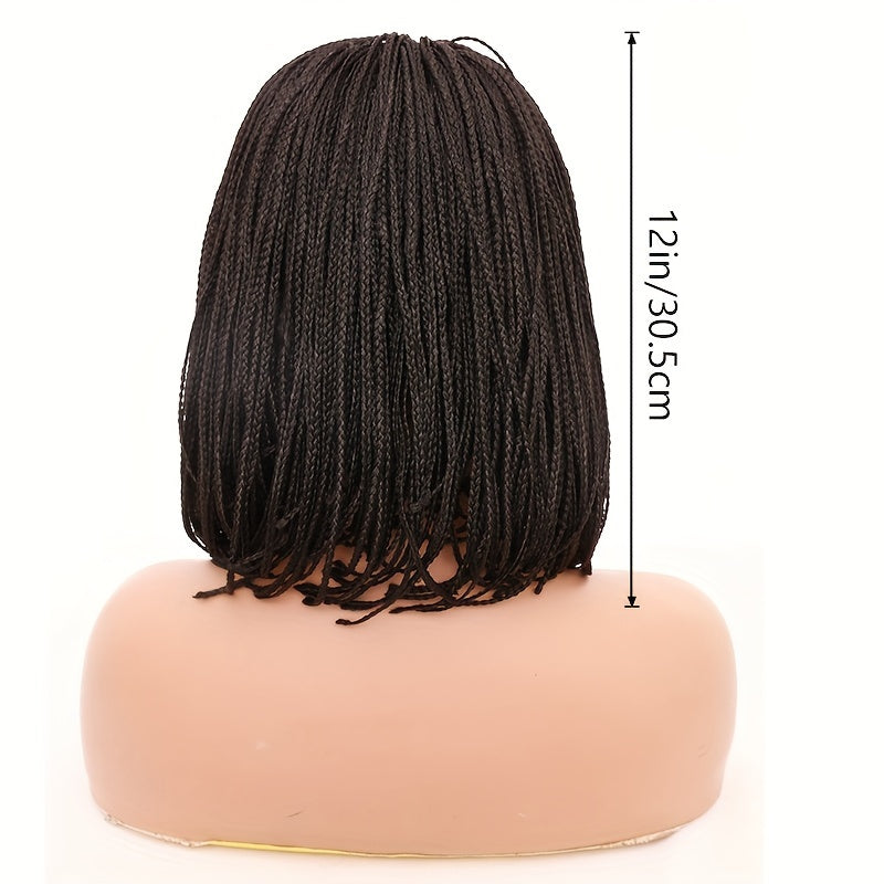12 Inch Short Braided Wig