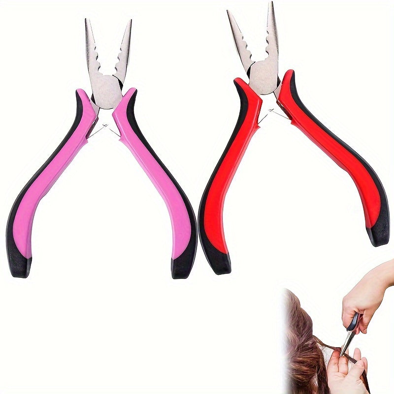 2-Pack ProHair Salon Micro Ring Pliers, Professional Hair Extension Removal Tool