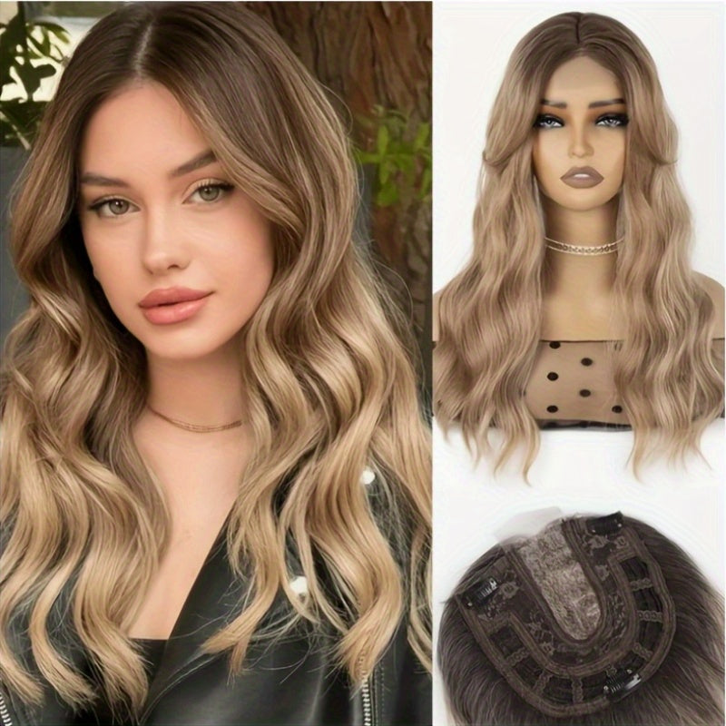 22Inch Clip-In Synthetic Hairpiece To Volume