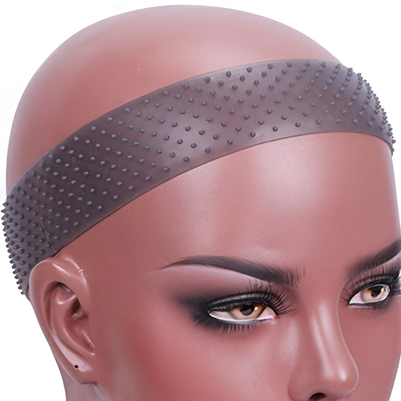 1pc Non-Slip Silicone Wig Grip Band - Securely Hold Your Wig In Place with Transparent Headbands, Wig Grip Band