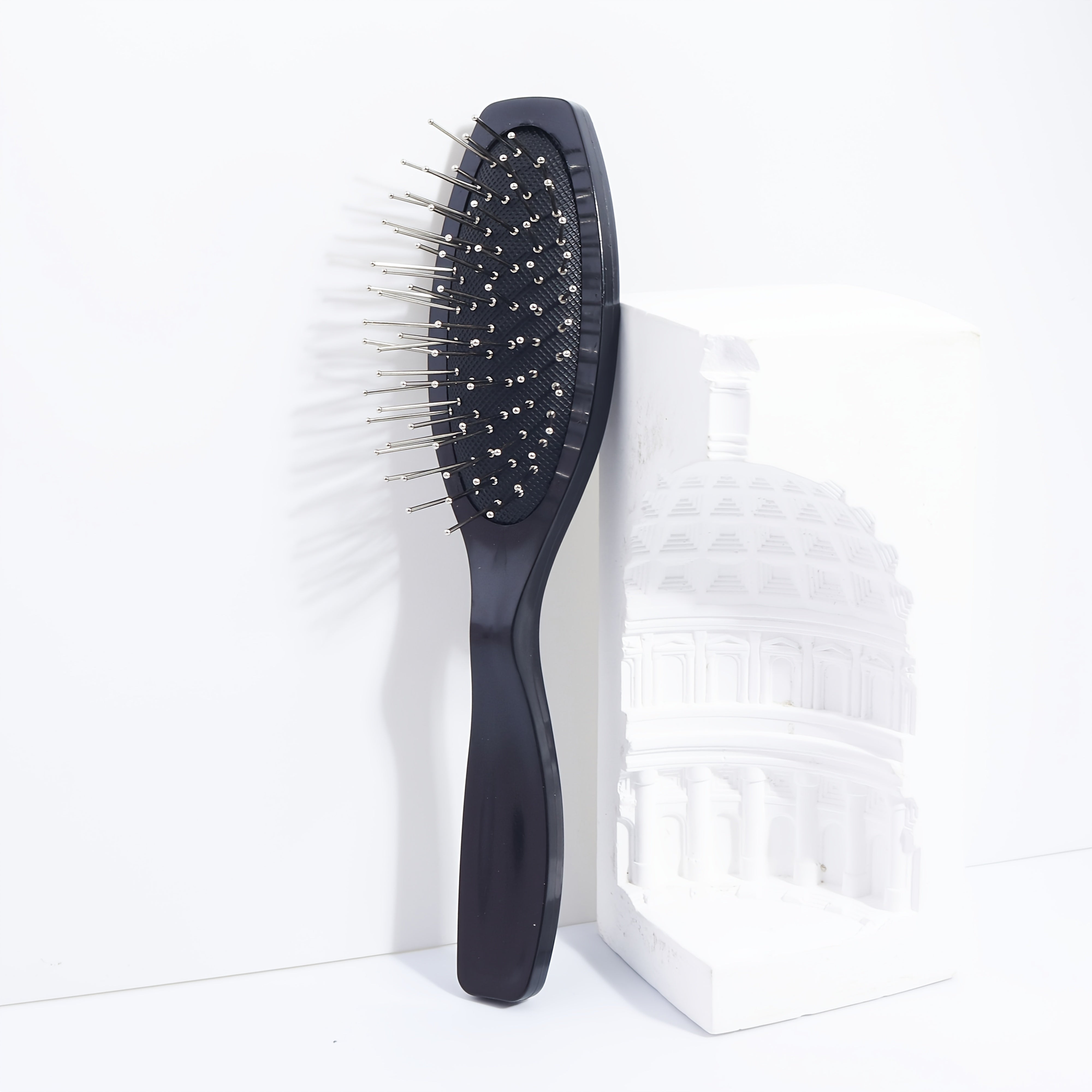 1pc Stainless Steel Needle Detangling Hair Brush