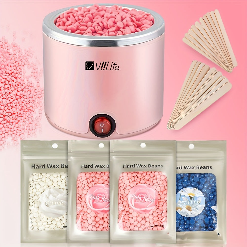 4 Packs Hair Removal Wax Beans