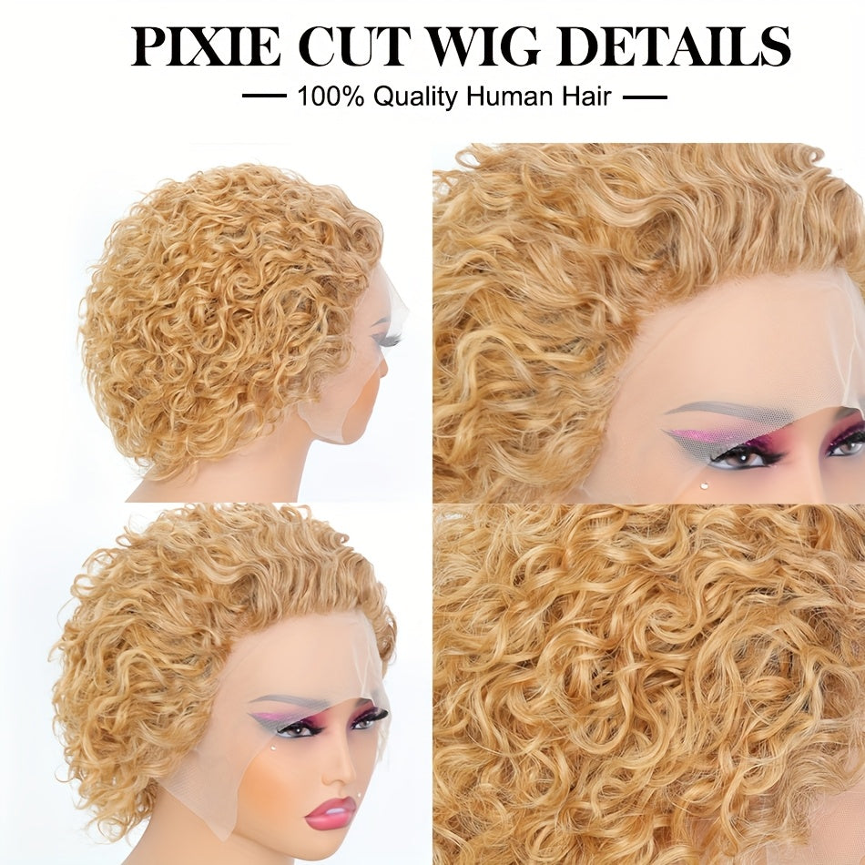 150% Density Blonde 13x1 Lace Front Human Hair Wig