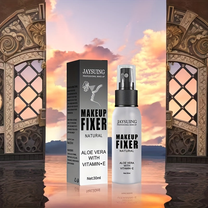 JAYSUING Makeup Fixer Spray - Natural Aloe Vera & Vitamin E, Long-Lasting Matte Finish, Non-Greasy, Suitable for All Skin Types, 1.01oz - Ideal Gift for Women