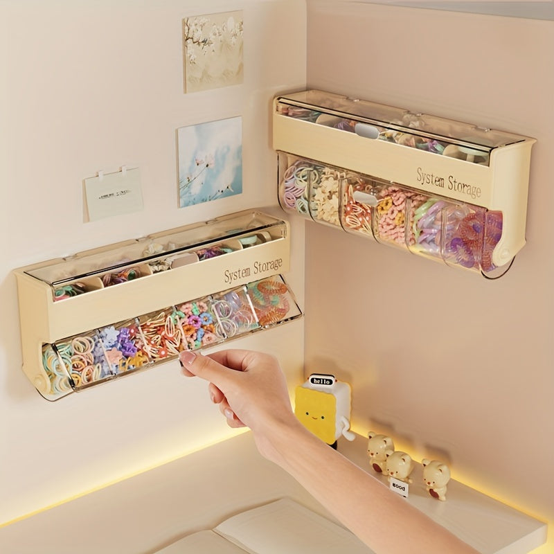 Fashion Cream Yellow Hair Accessory Organizer