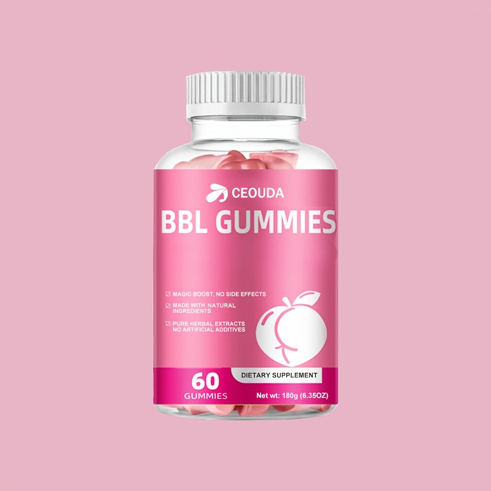 Multi-herbal Extracts Gummies For Women – Saw Palmetto, Yam, Fenugreek, – Delicious Peach Flavor, Convenient To Eat- 60 Gummies (30-Day Supply)