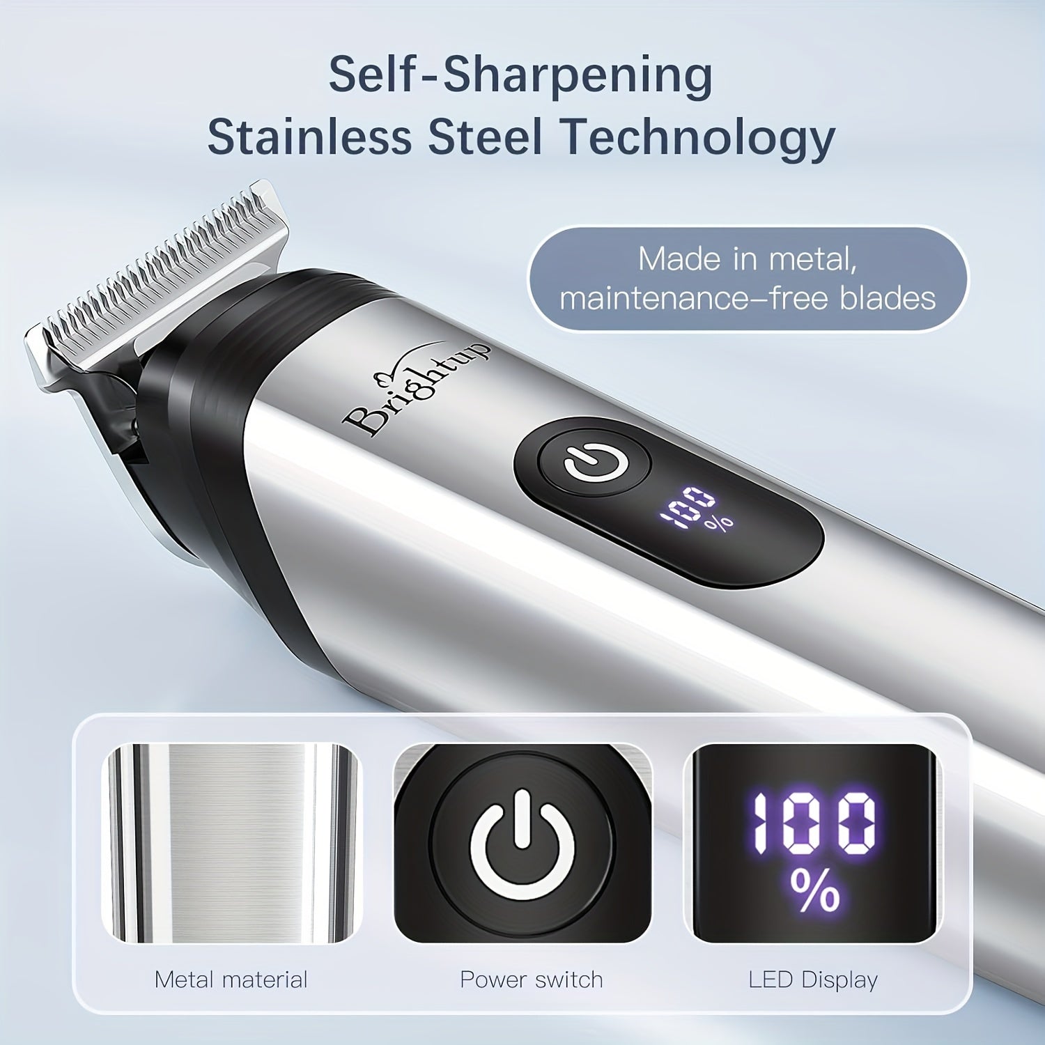 22pcs Beard Grooming Kit with Hair Clippers