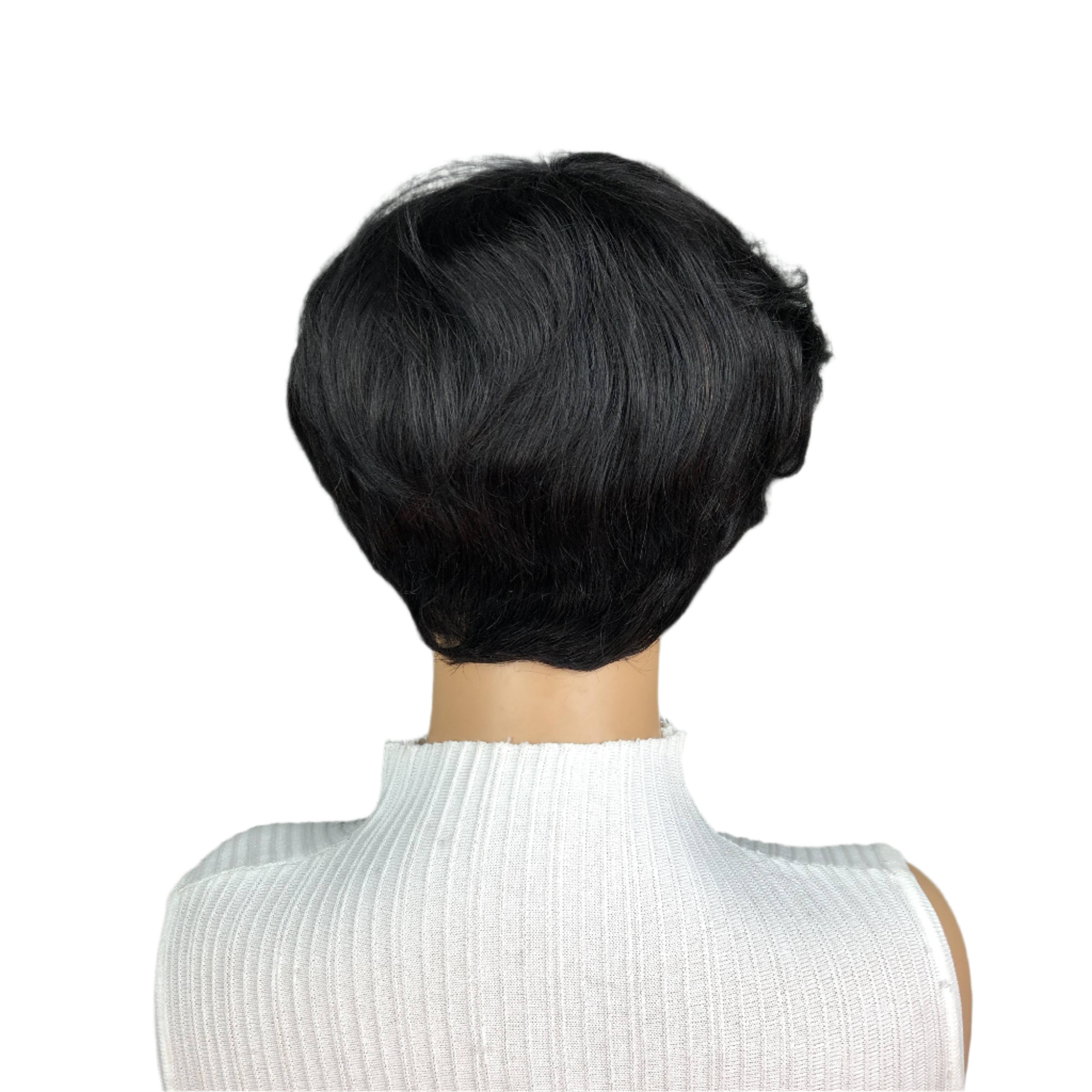 Elegant Natural Black Straight Bob Wig