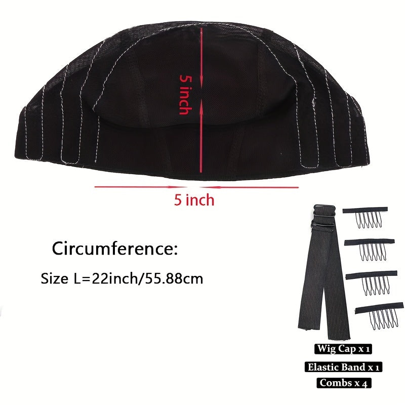 Wig Caps with Guideline Map for Wig Making