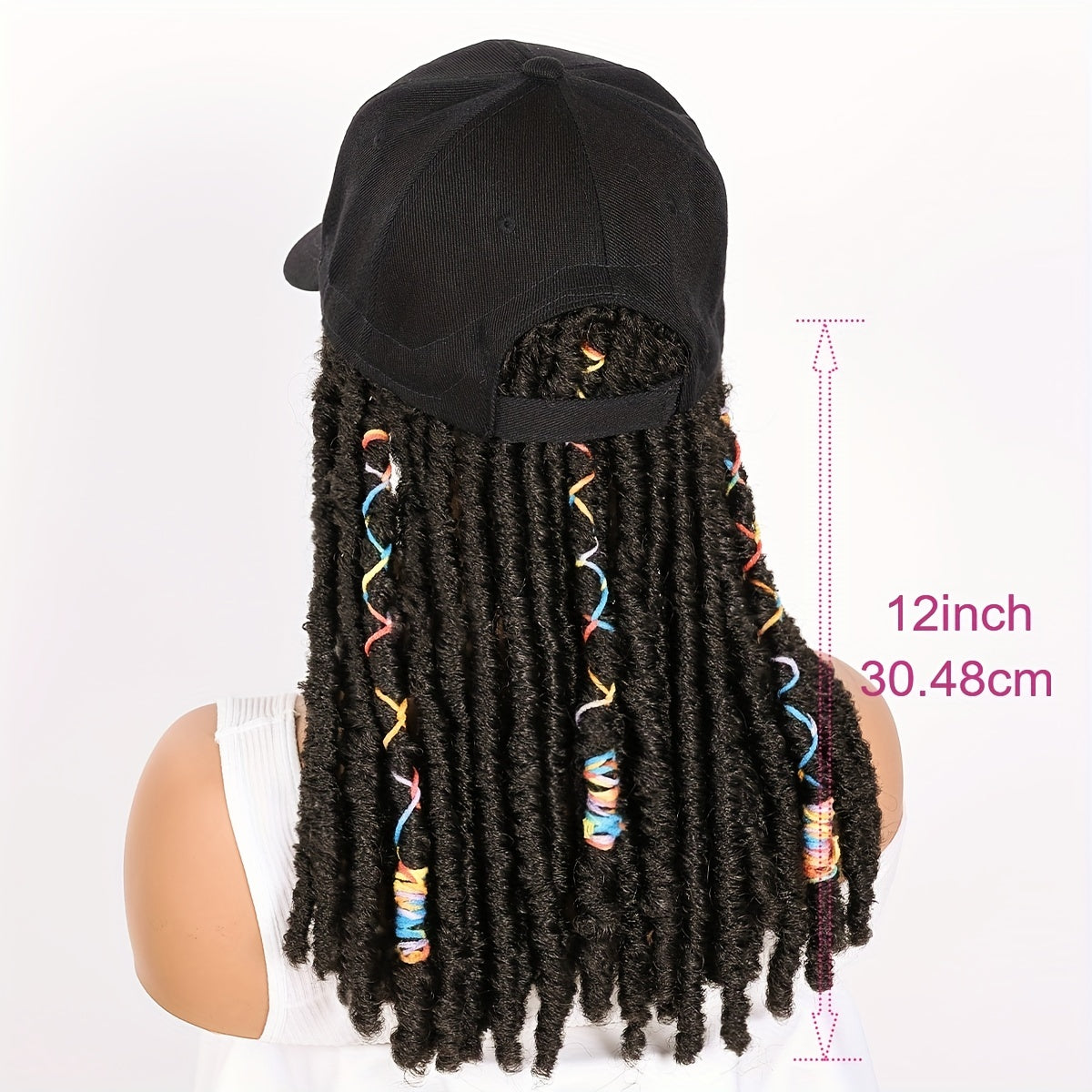 Hat Wigs 12 Inch Dreadlock Wigs