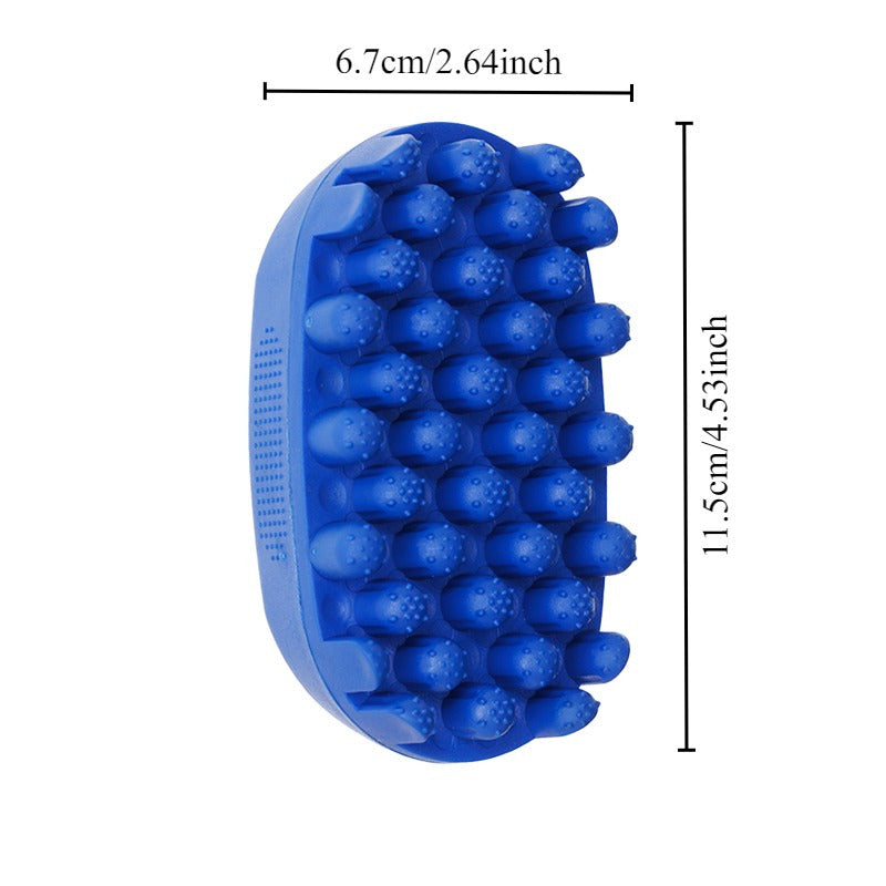 1pc, Twist Curl Sponge Wave Rubber Brush