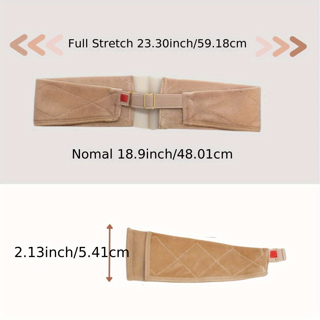 Adjustable Velvet Hairband with Invisible Wigs Strap