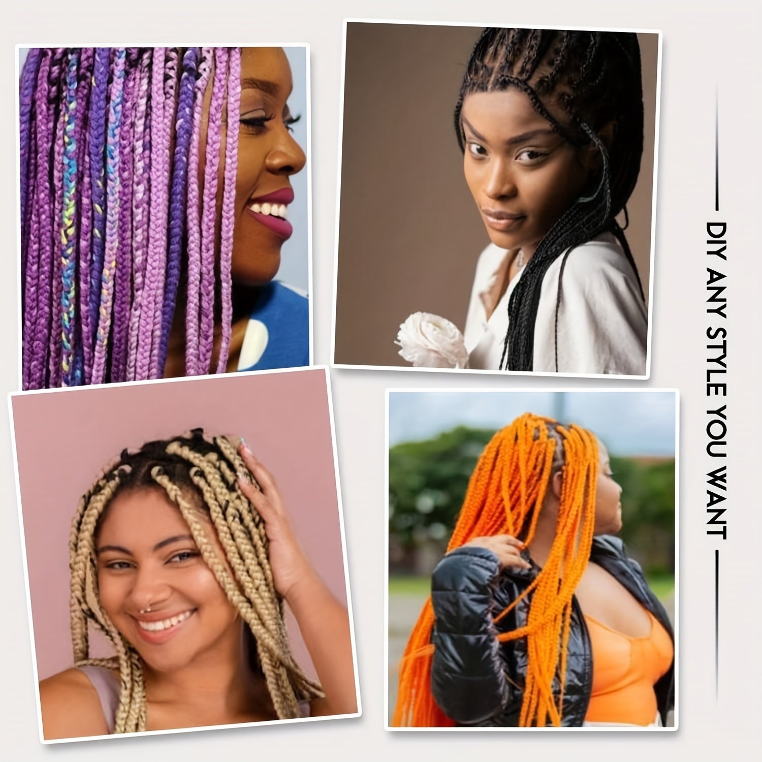 Double Layer Crochet Wig Cap with Baby Hair