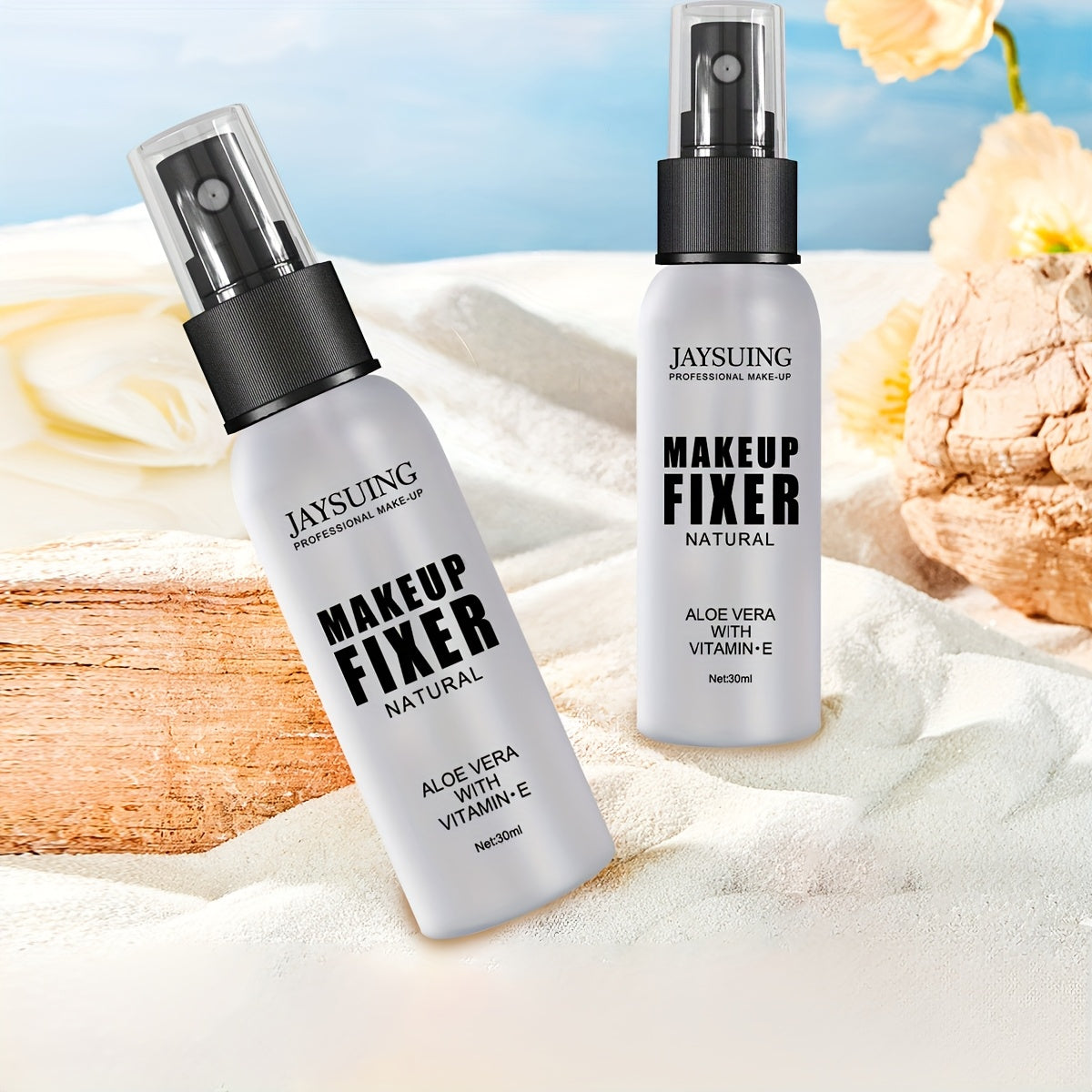 JAYSUING Makeup Fixer Spray - Natural Aloe Vera & Vitamin E, Long-Lasting Matte Finish, Non-Greasy, Suitable for All Skin Types, 1.01oz - Ideal Gift for Women