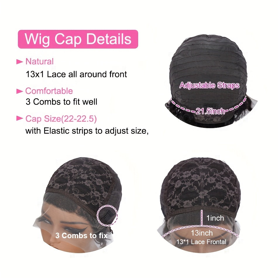 150% Density Blonde 13x1 Lace Front Human Hair Wig
