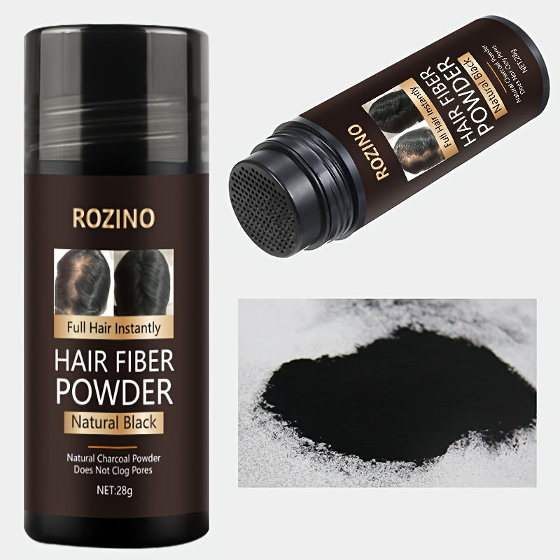 Rozino Hair Fiber Powder - Instantly Thicker Fuller Hair for Men & Women