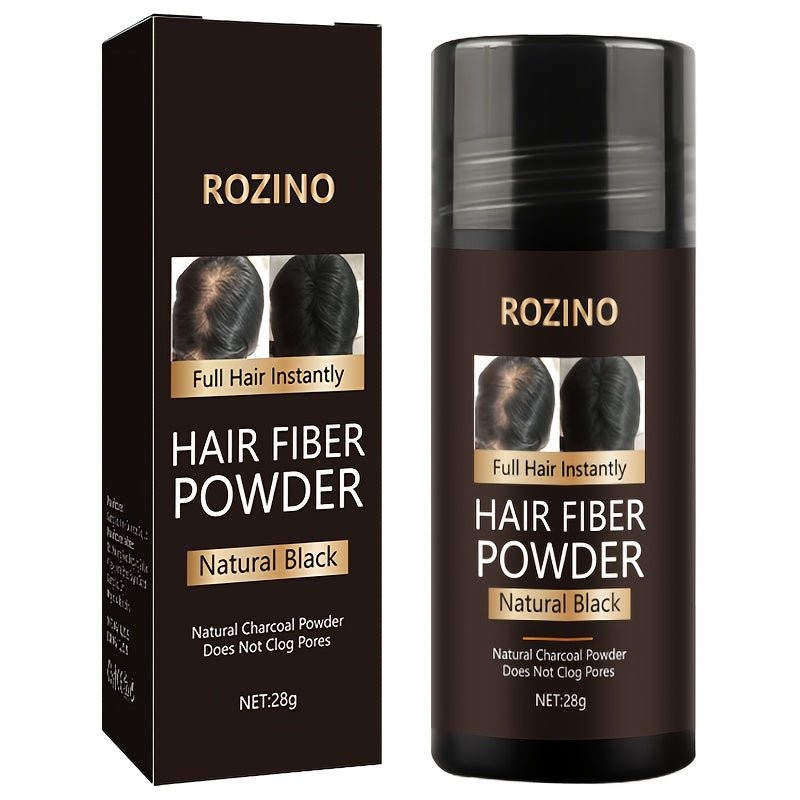 Rozino Hair Fiber Powder - Instantly Thicker Fuller Hair for Men & Women