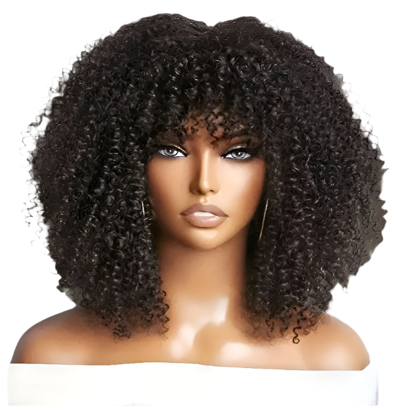 16" Heat Resistant Afro Curly Wig