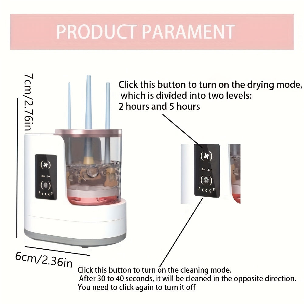 2-in-1 Electric Makeup Brush Cleaner & Dryer