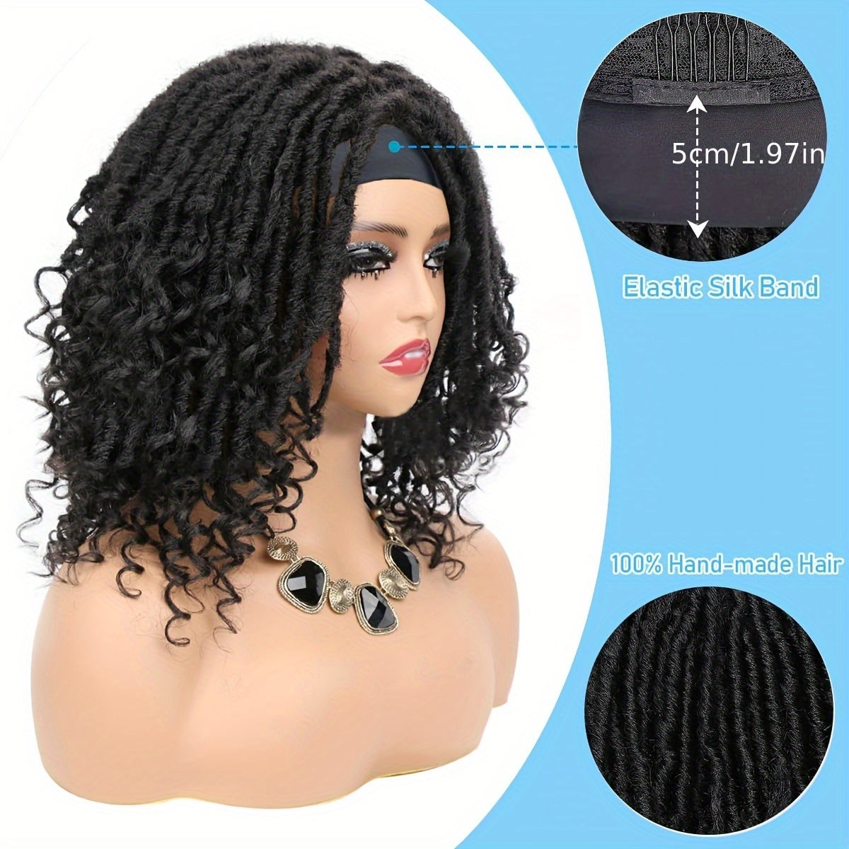 Headband with Dreadlocks