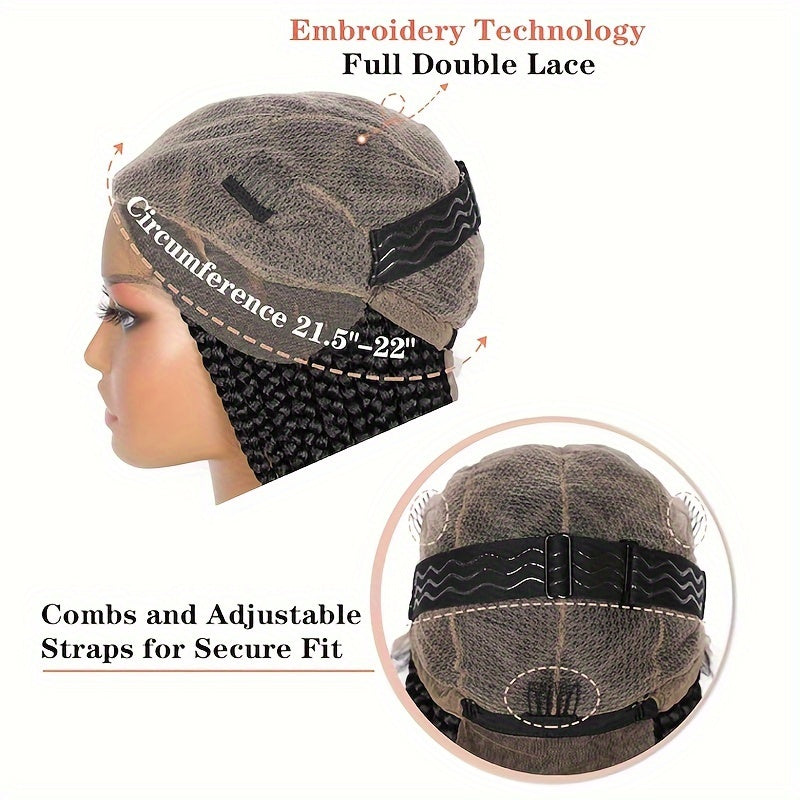 Bohemian Knotless Full Lace Box Braid Wig