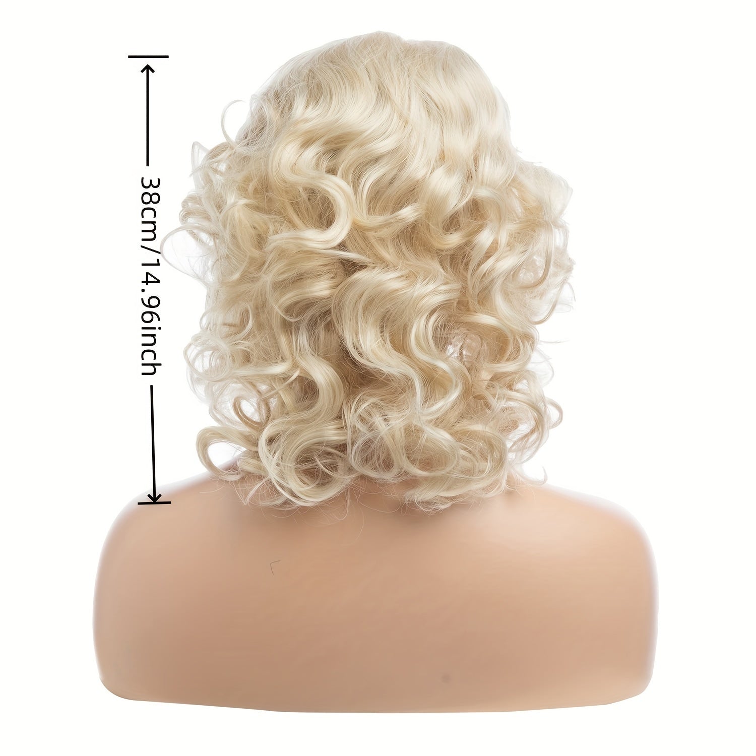 Short Curly Blonde Wig
