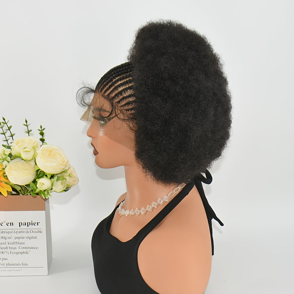 Afro Kinky Curly 13x6 Lace Front Wig for Women - 180% Density