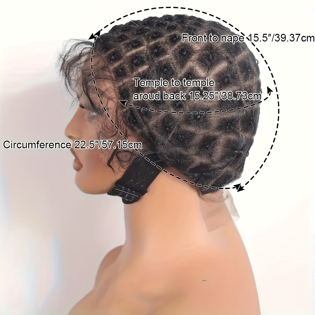 Women's Full Lace Wig Cap for Crochet Braids - 120 Sections Double Lace