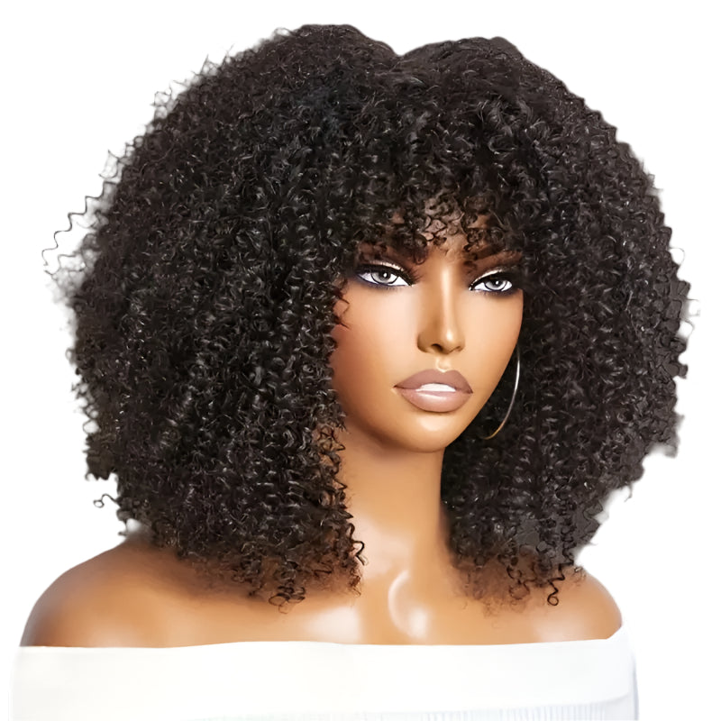 16" Heat Resistant Afro Curly Wig