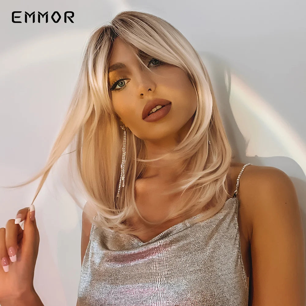 Ombre Brown to Blonde Wigs