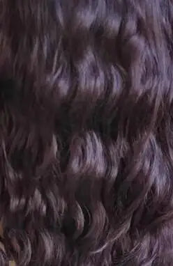 Lydia Long Wavy V Part Black Wig