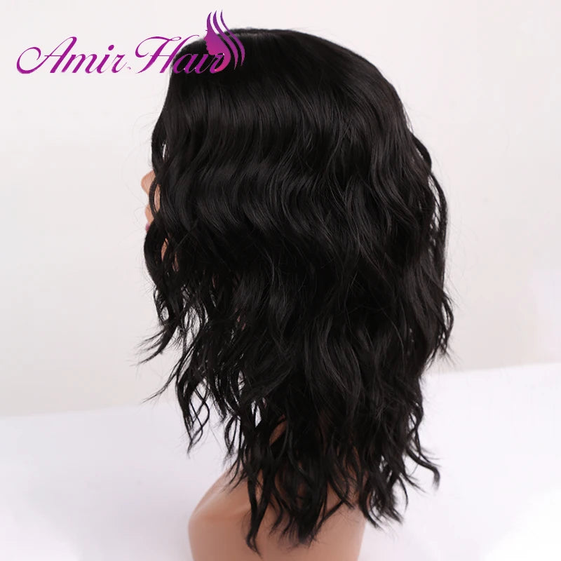 Long Deep Wavy Black Wig