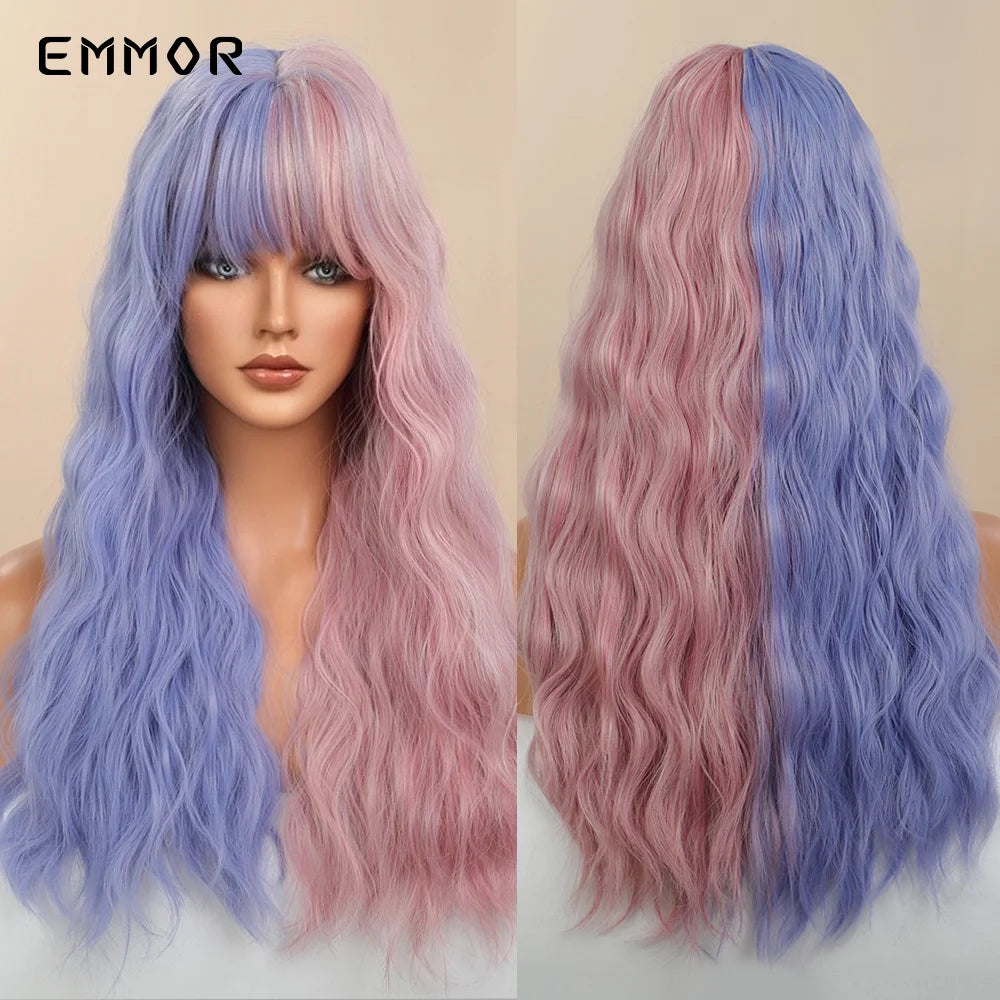 Long Body Natural Pink Wig