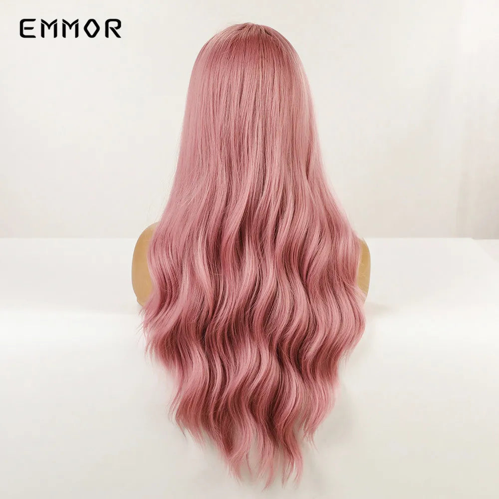 Long Body Natural Pink Wig