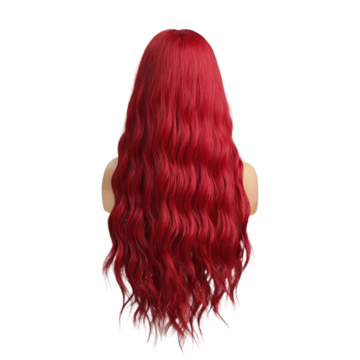 Red Wig with Bangs