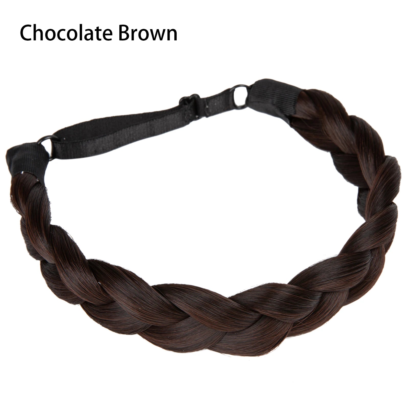 Synthetic Premium Adjustable Handmade Braided Elastic Band Hair Fashion Braiding Hair Headband Headwear For Women
