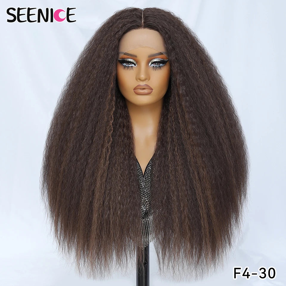 Kinky Straight Lace Front Wig