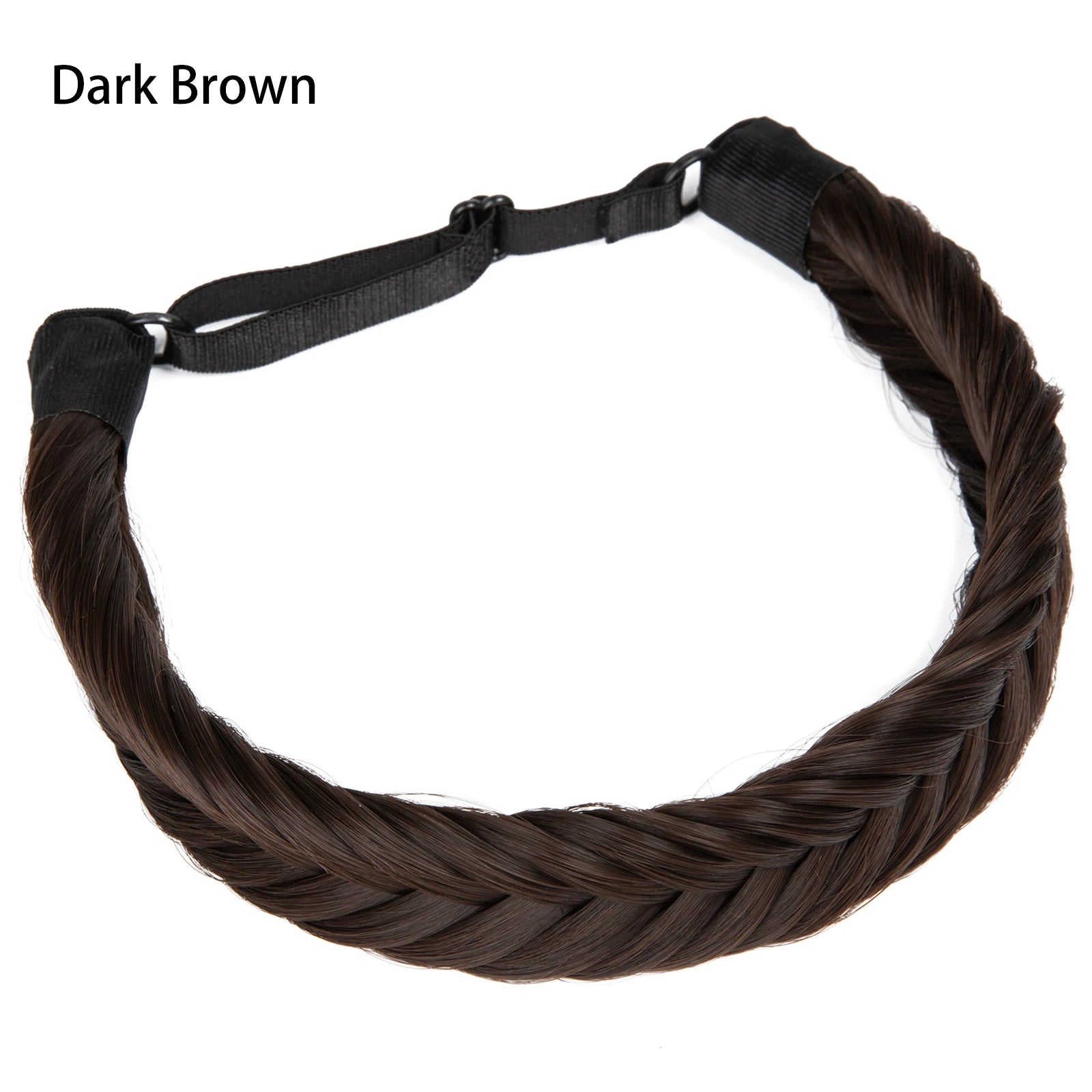 Synthetic Premium Adjustable Handmade Braided Elastic Band Hair Fashion Braiding Hair Headband Headwear For Women
