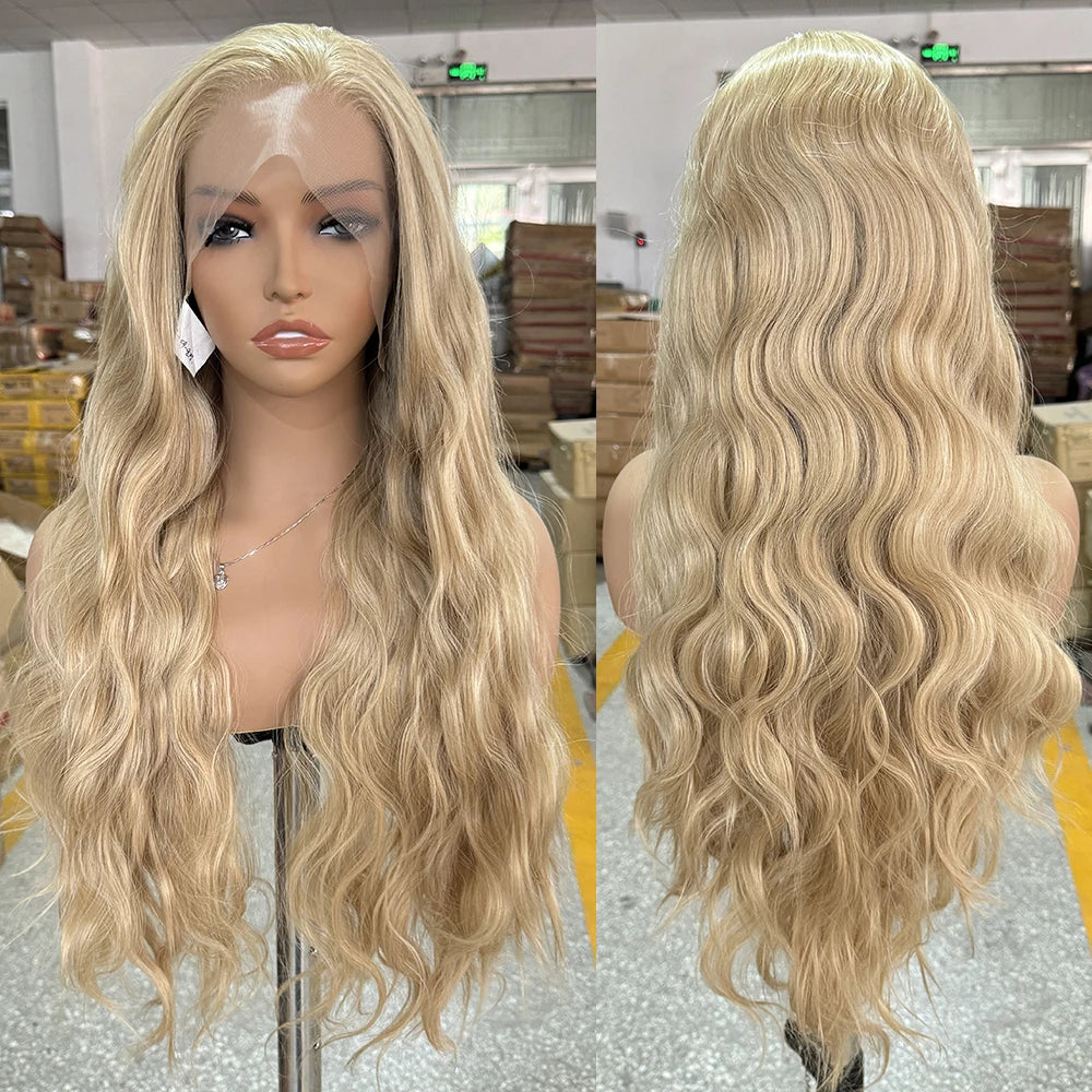 613 Mix Blonde Synthetic Lace Front Wig